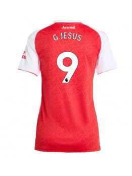 Billige Arsenal Gabriel Jesus #9 Hjemmedrakt Dame 2025-26 Kortermet